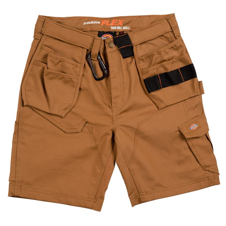 Traeger x Dickies Women's Ultimate Grilling Shorts - Brown Duck