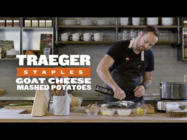 How to Make Goat Cheese & Garlic Mashed Potatoes | Traeger Staples thumbnail