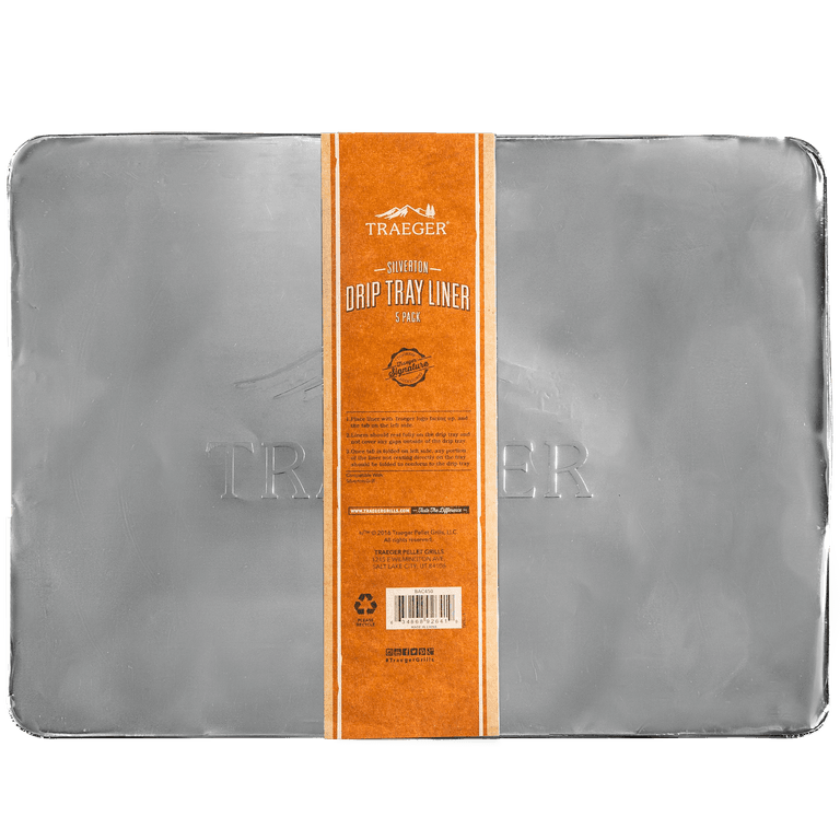 Traeger Drip Tray Liners - 5 Pack - Silverton 620/Silverton Gen 1 Grills