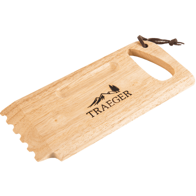 Traeger Wooden Grill Grate Scrape