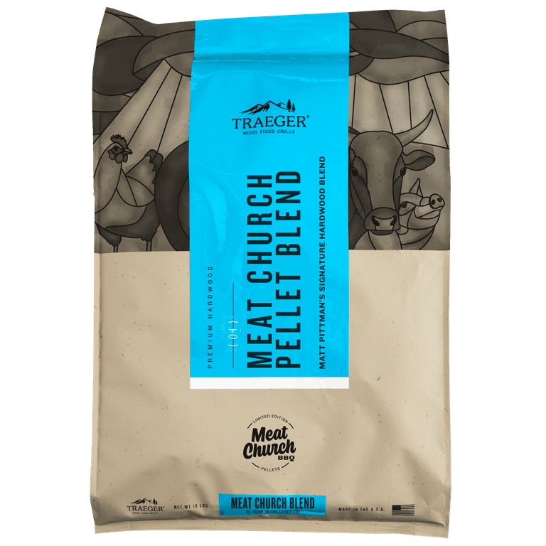 Traeger Limited Edition Meat Church Blend Hardwood Pellets