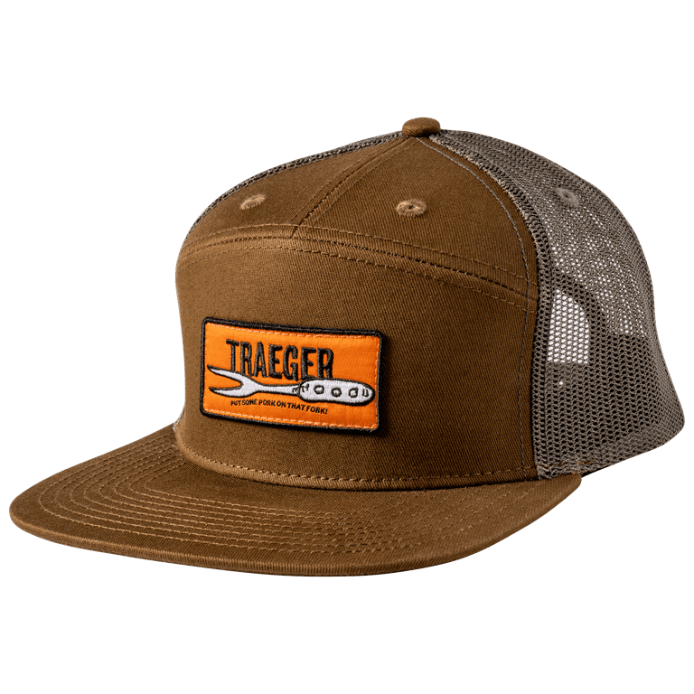 Traeger Pork On That Fork 7-Panel Trucker Hat
