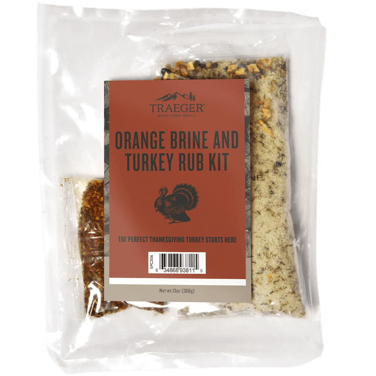 Traeger Orange Brine and Turkey Rub Kit