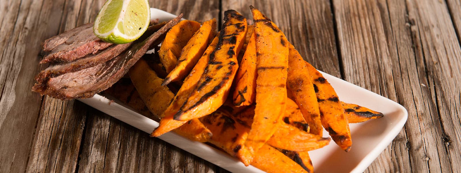 Grilled Sweet Potato Planks
