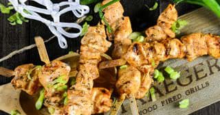 Bourbon BBQ Chicken Kabobs