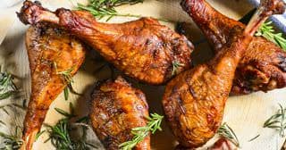 Injected Drunken Smoked Turkey Legs