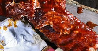 Wet-Rubbed St. Louis Ribs