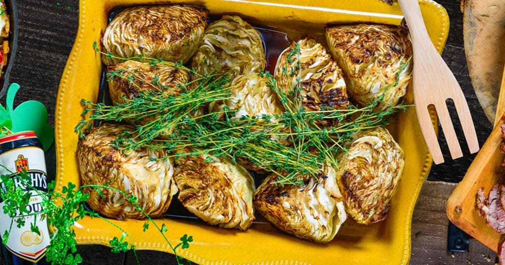 Grilled Beer Cabbage