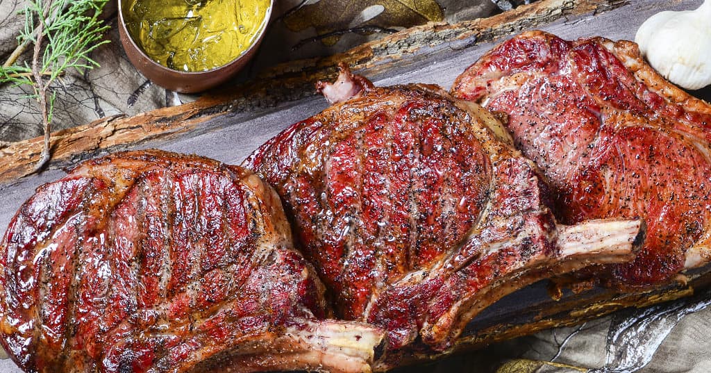 Bison Tomahawk Steak