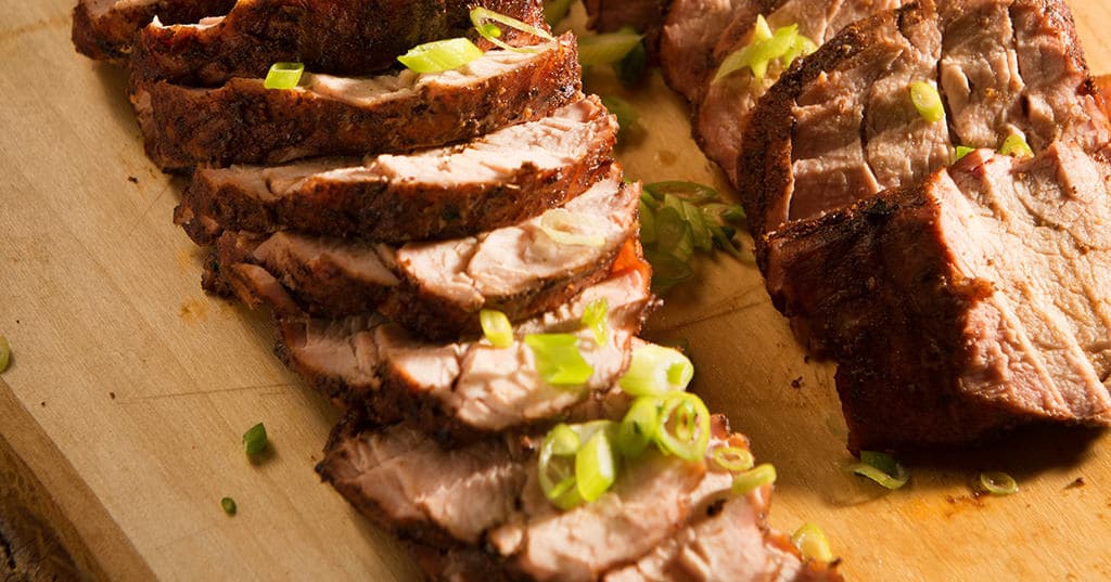 Cocoa-Crusted Pork Tenderloin