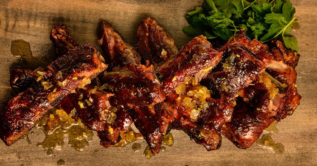 Sweet Peach Spare Ribs