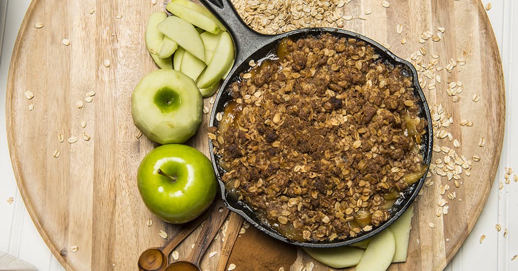Baked Caramel Apple Crisp