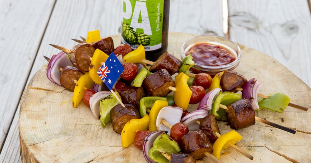 Sausage Pepper Skewers