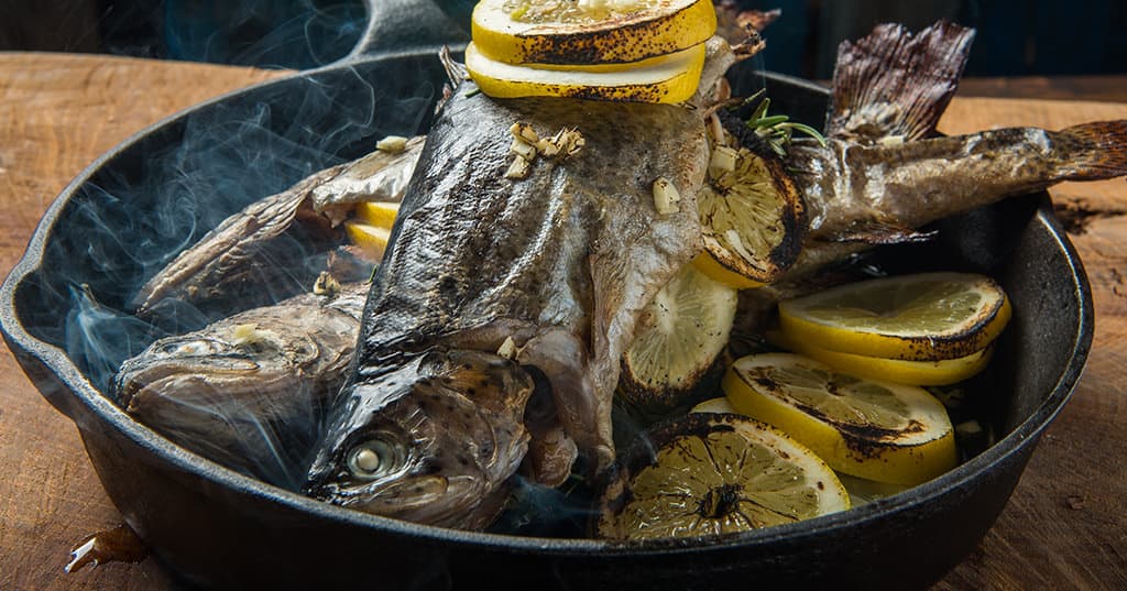 Whole Roasted Trout