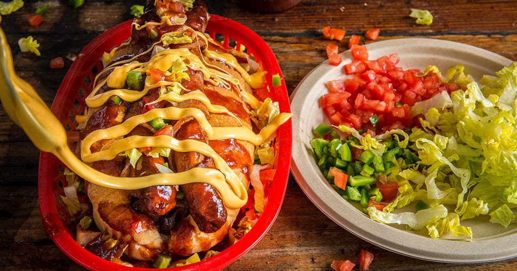 Grilled Bacon Dog