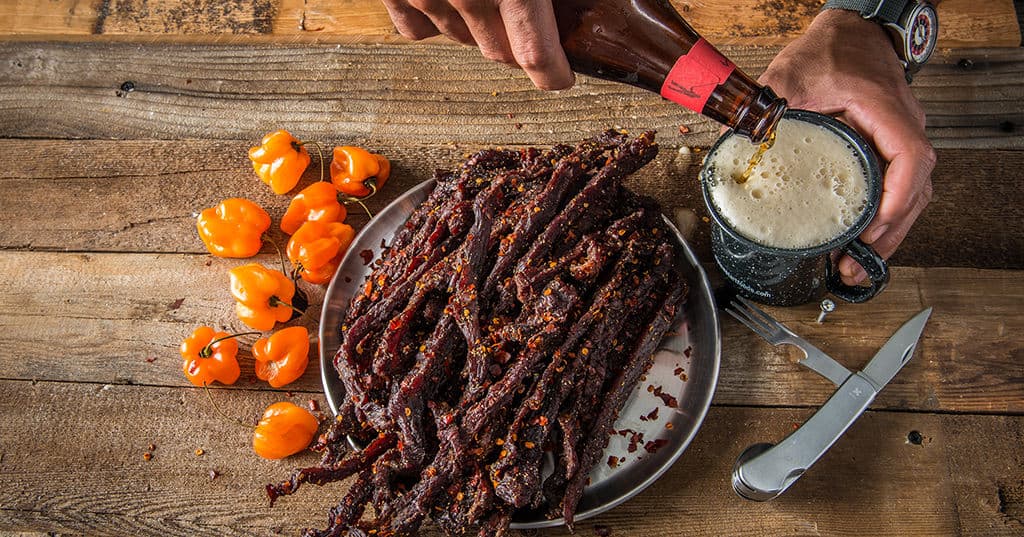 Smoked Spicy Venison Jerky