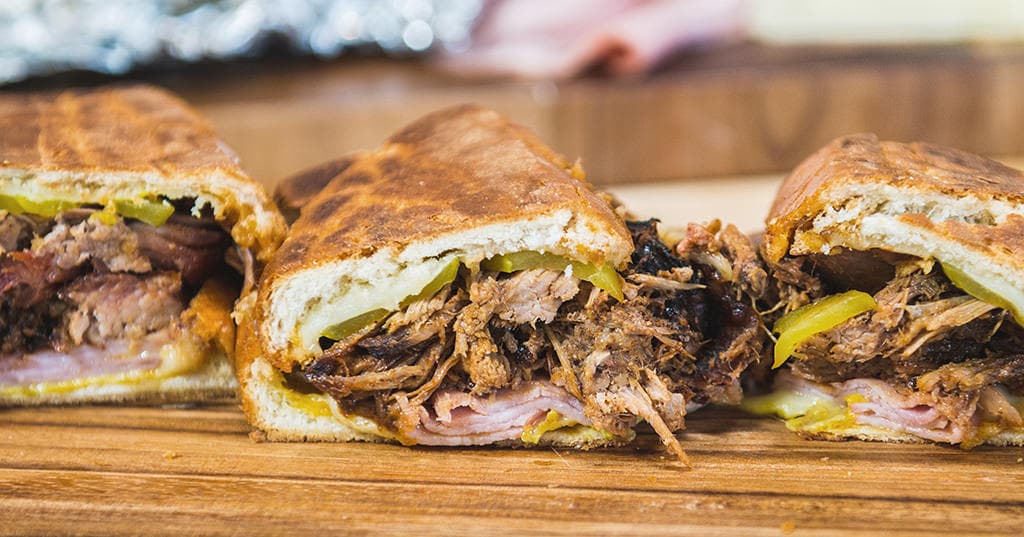 BBQ Pulled Pork Cubano Sandwich