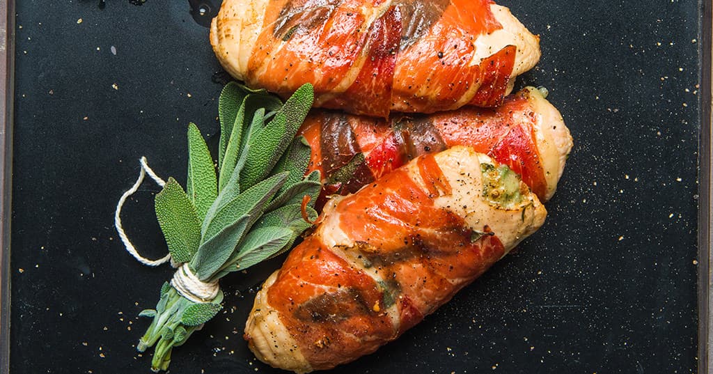 Italian Grilled Chicken Saltimbocca