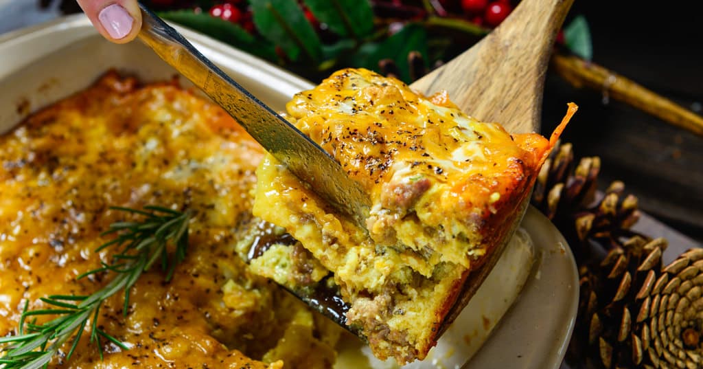 Holiday Breakfast Strata