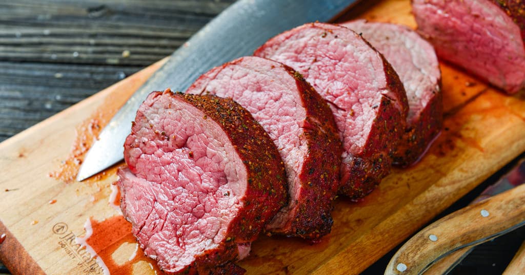 Roasted Beef Tenderloin with Mustard Cream Sauce
