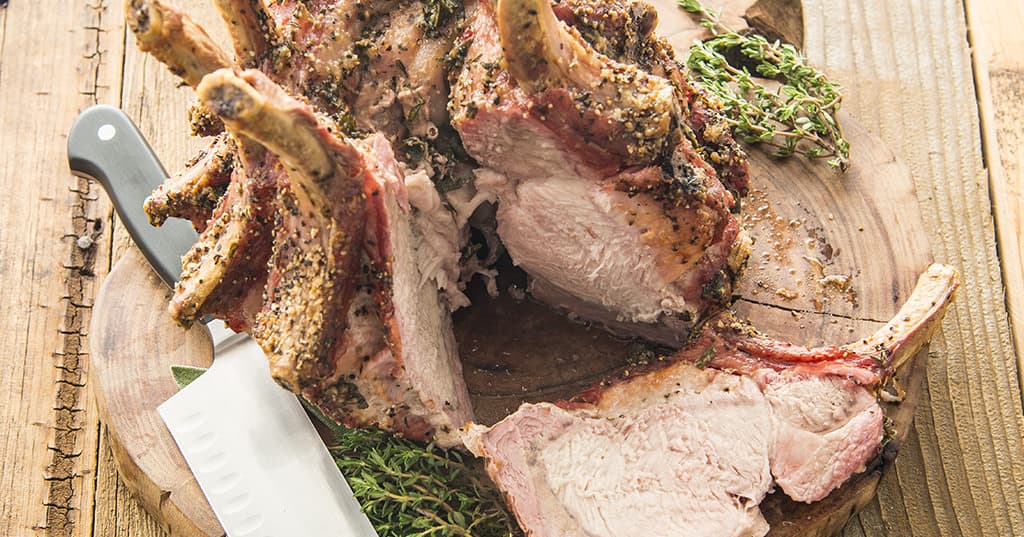 Pork Crown Roast Apple Pecan Stuffing