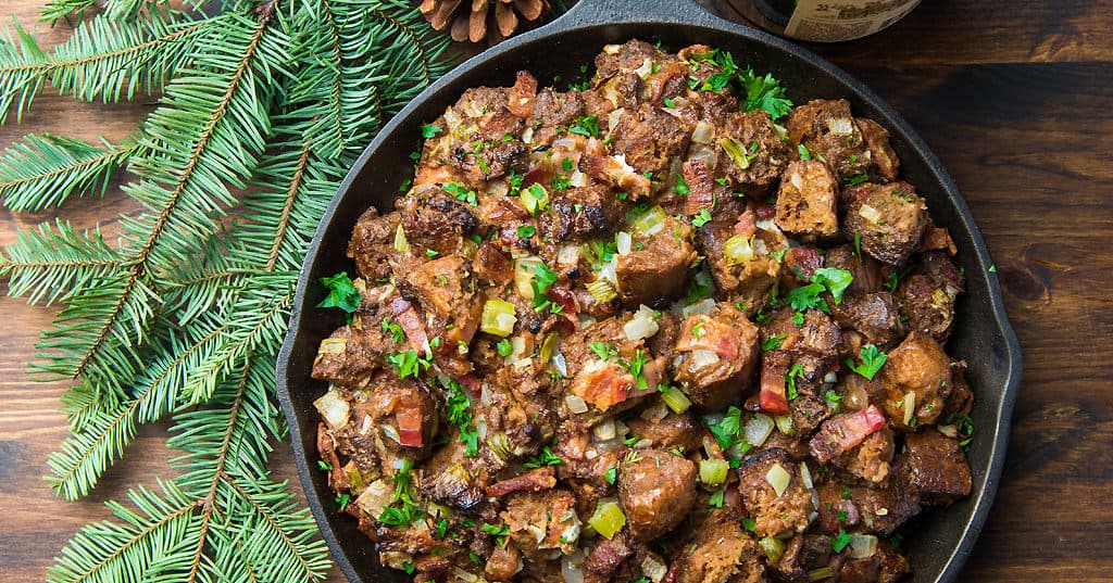 Bourbon Bacon Stuffing