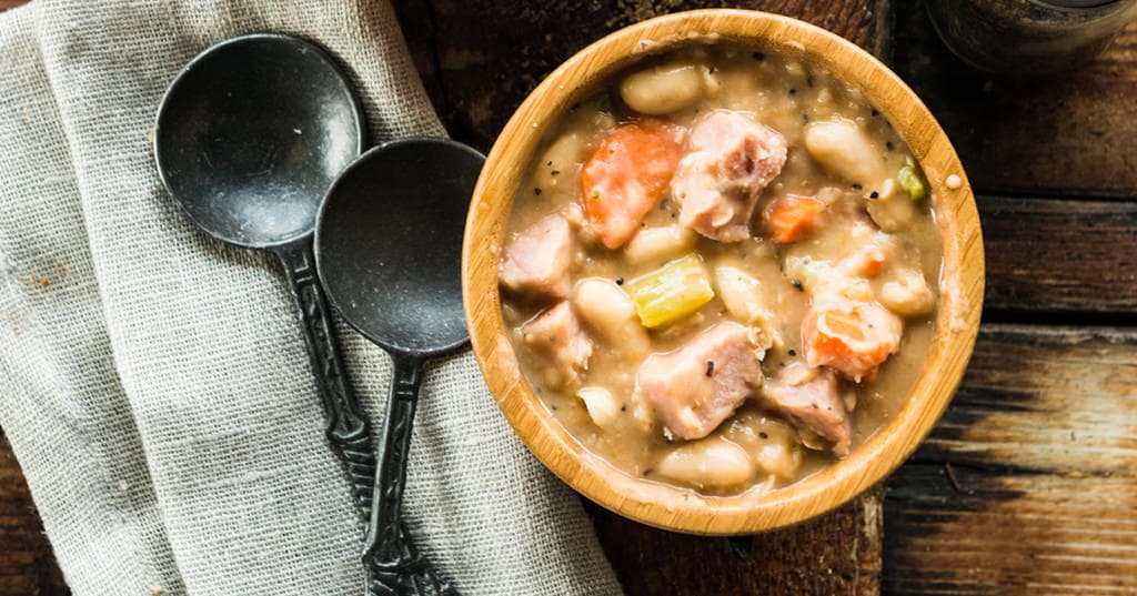 White Bean & Ham Soup