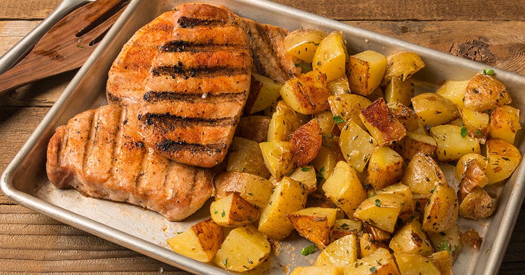 Seared BBQ Pork Chop