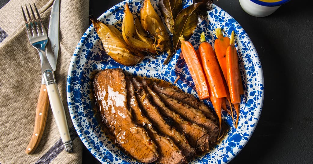 Braised Mediterranean Beef Brisket