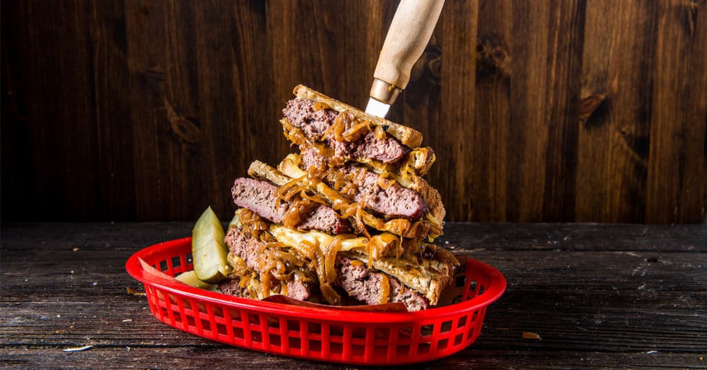 Grilled Long Island Patty Melt