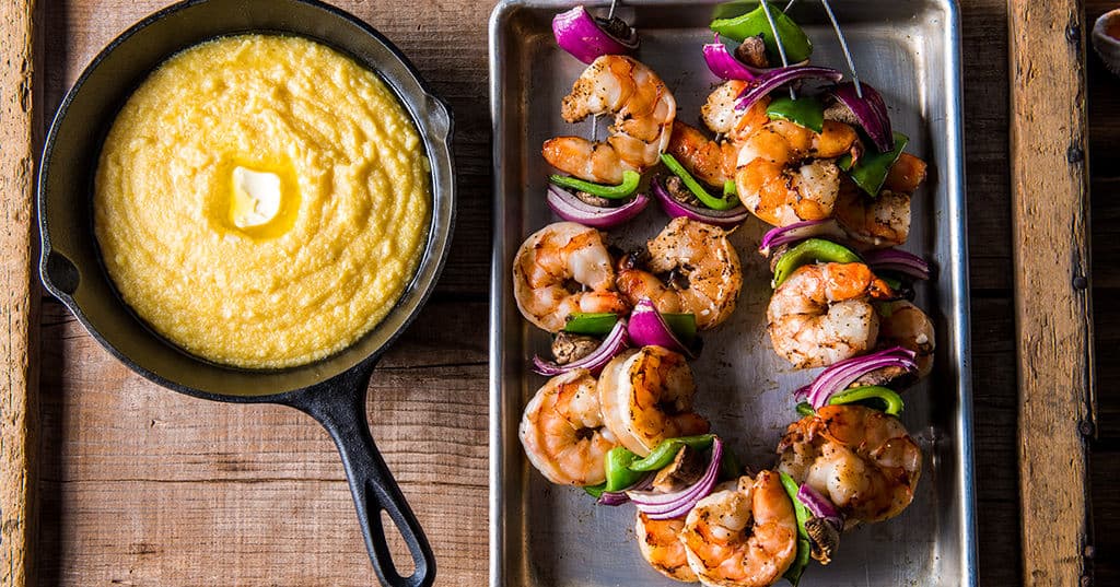 Grilled Shrimp and Grits