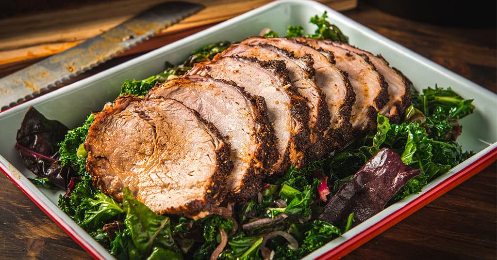 BBQ Ancho-Rubbed Pork Loin