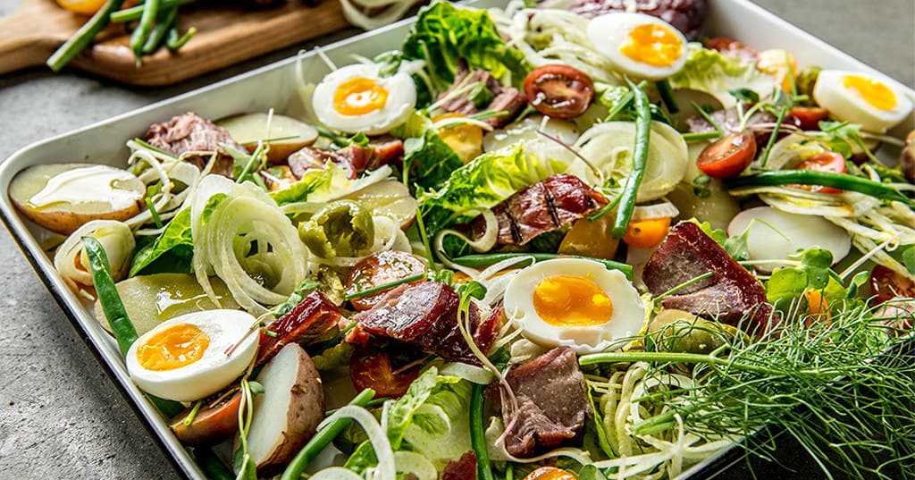 Smoked Albacore Tuna Nicoise Salad