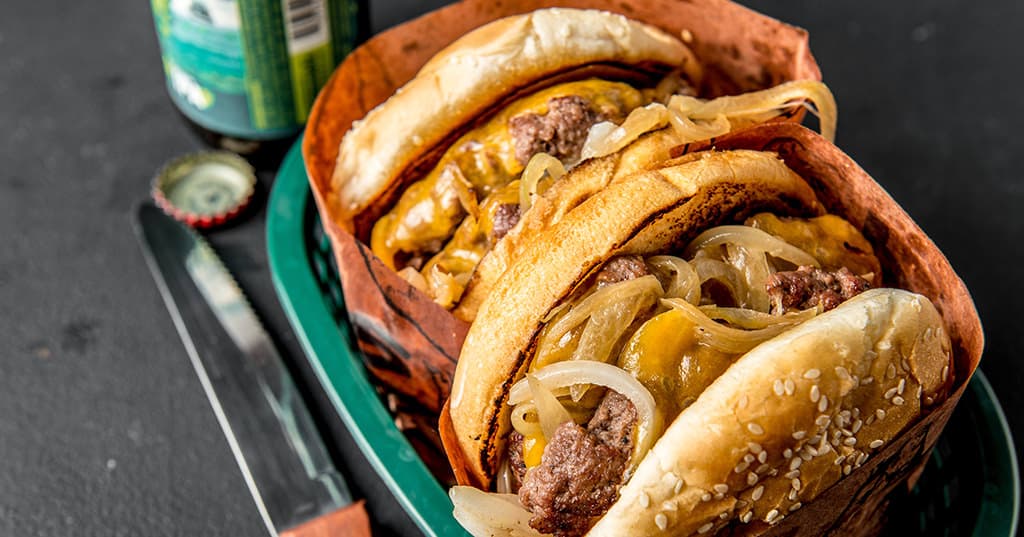 Gegrillter Oklahoma-Zwiebel-Burger