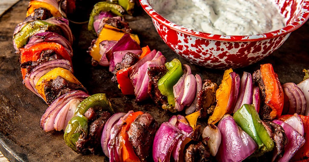 Grilled Venison Kabob