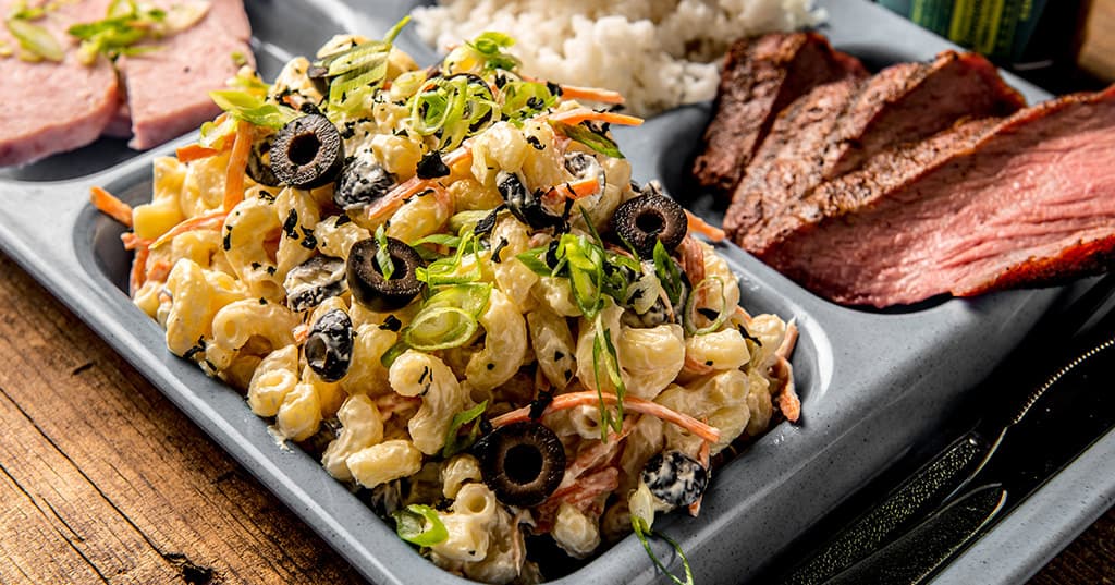 Smoked Hawaiian Macaroni Salad
