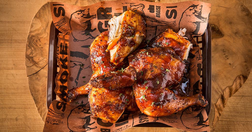 BBQ Spatchcocked Chicken