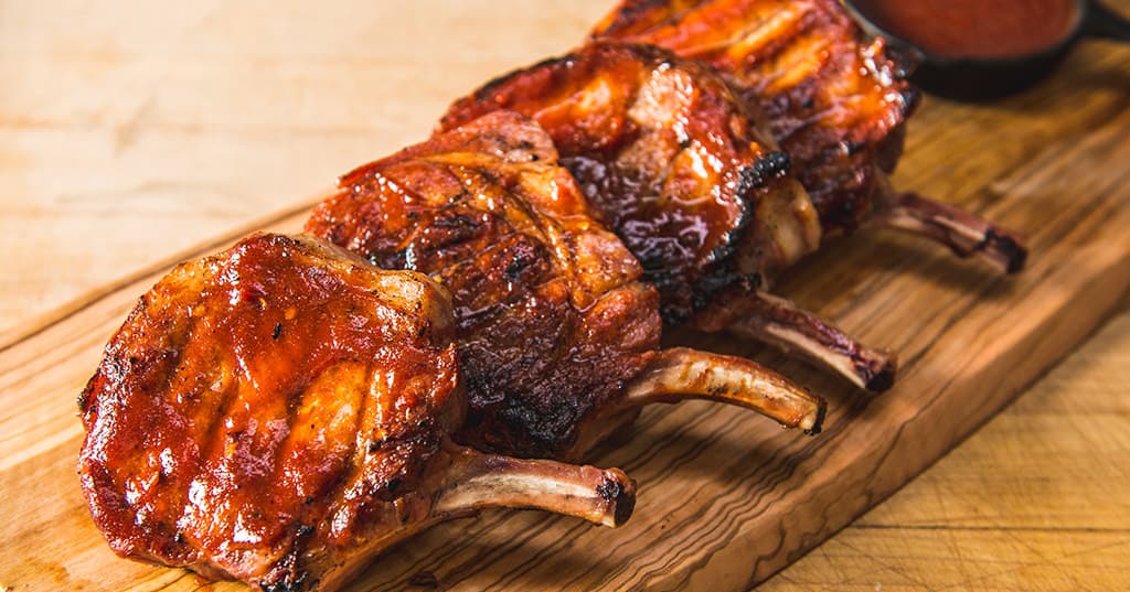 Roasted Glazed Pork Chop