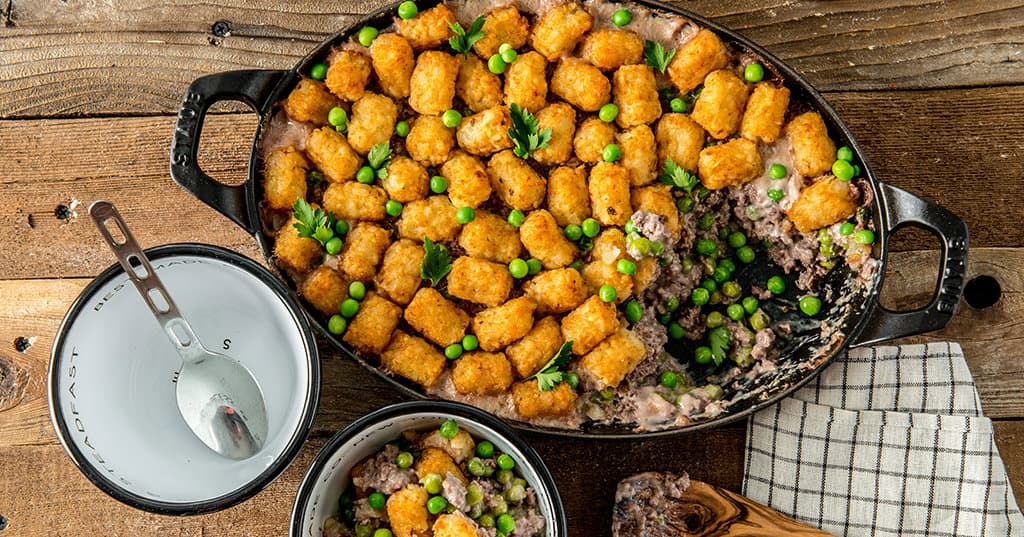 Baked Venison Tater Tot Casserole