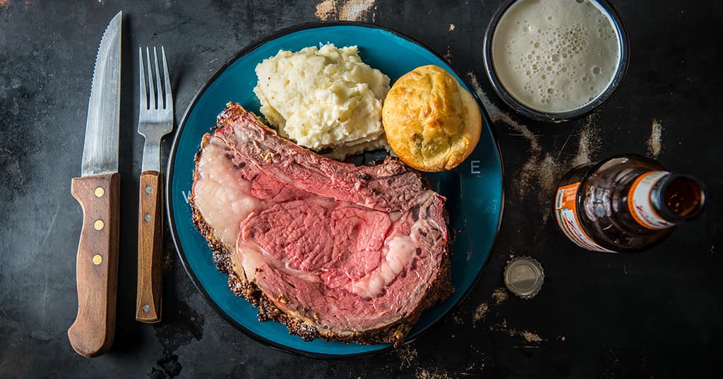 Roasted Mustard Crusted Prime Rib