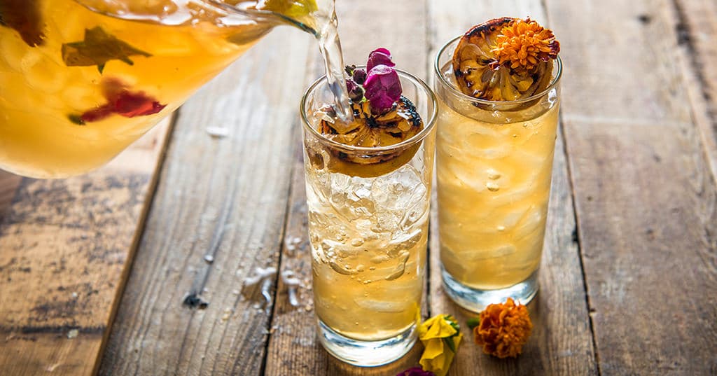 Smoked Spring Tea Cocktail