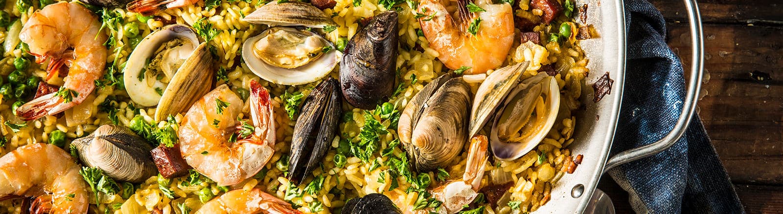 Smoked Seafood Paella