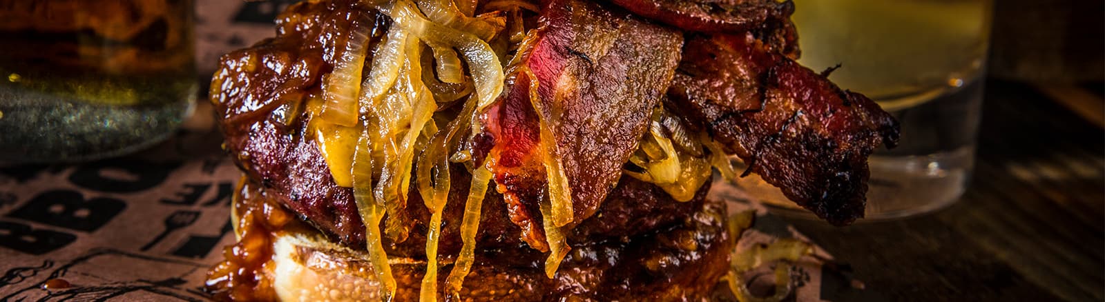 Smoked Whiskey Burgers
