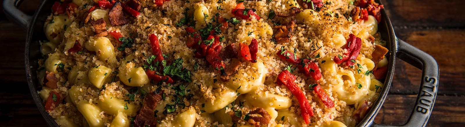 Baked Pimento Bacon Mac & Cheese