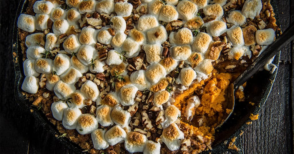 Smoked Sweet Potato Soufflé