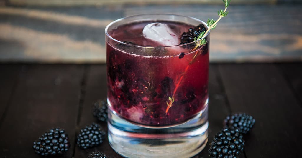 Blackberry Bourbon Smash