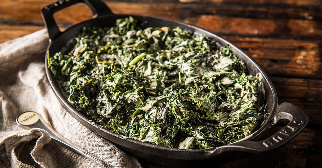Braised Creamed Greens