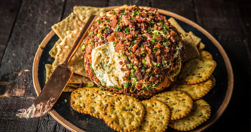 Smoked Bacon Cheese Ball