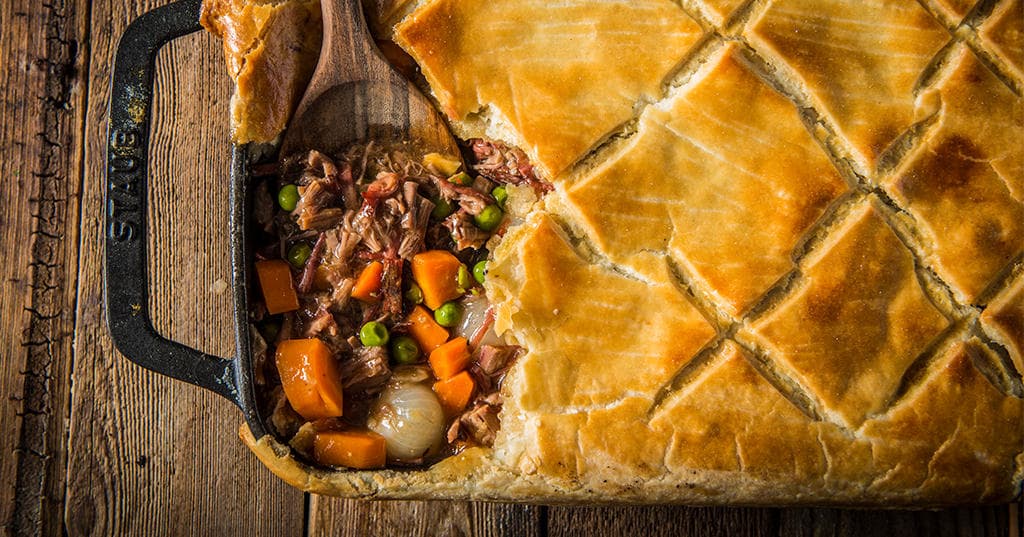 Smoked Brisket Pot Pie