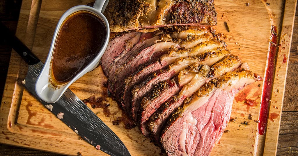 Roasted Garlic & Herb Prime Rib